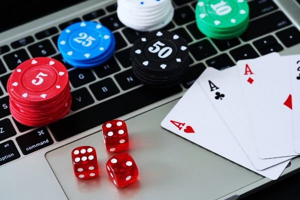 Online casino and sports betting interface on a smartphone in Manila